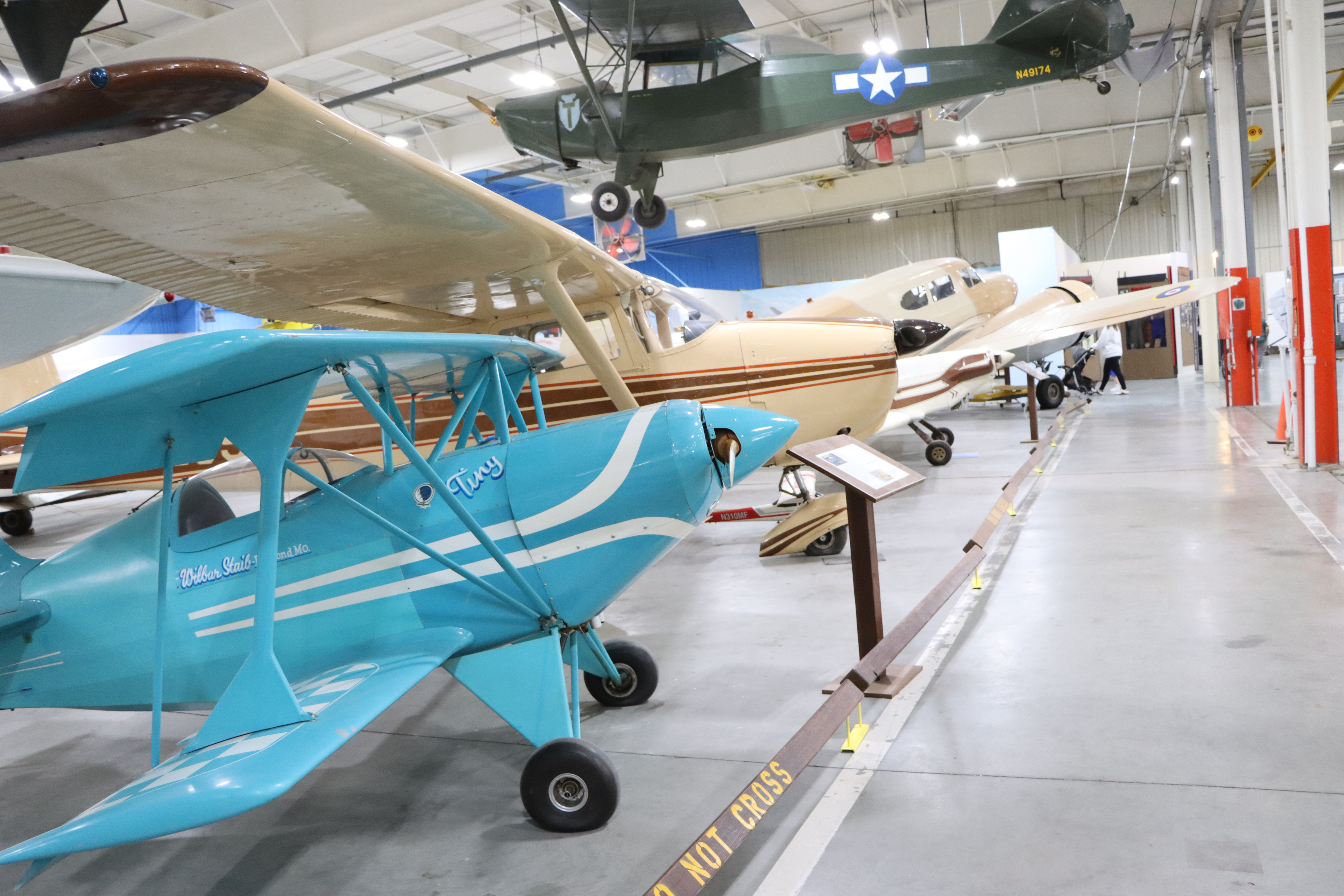 Photos of planes inside our museum